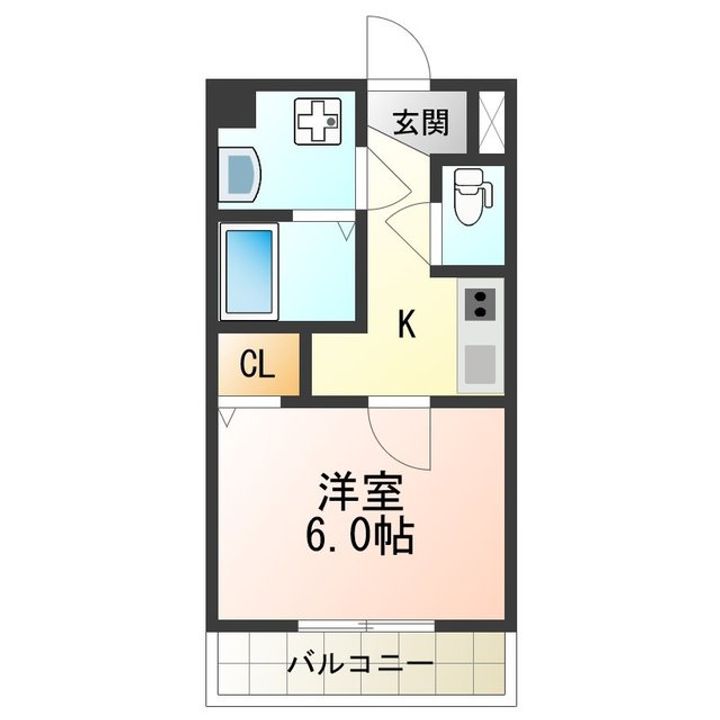 グランパシフィック清水丘の間取り