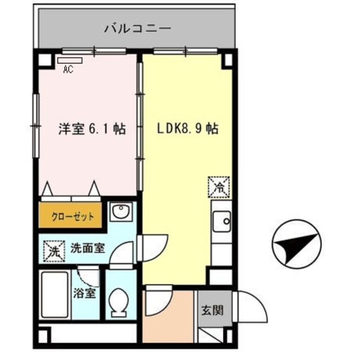 シーガルマンションの間取り