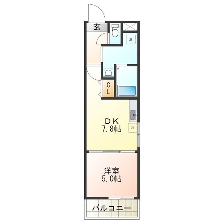 CASTORY信和の間取り