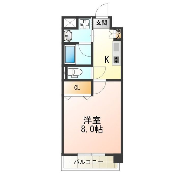 グランジュテ住吉の間取り