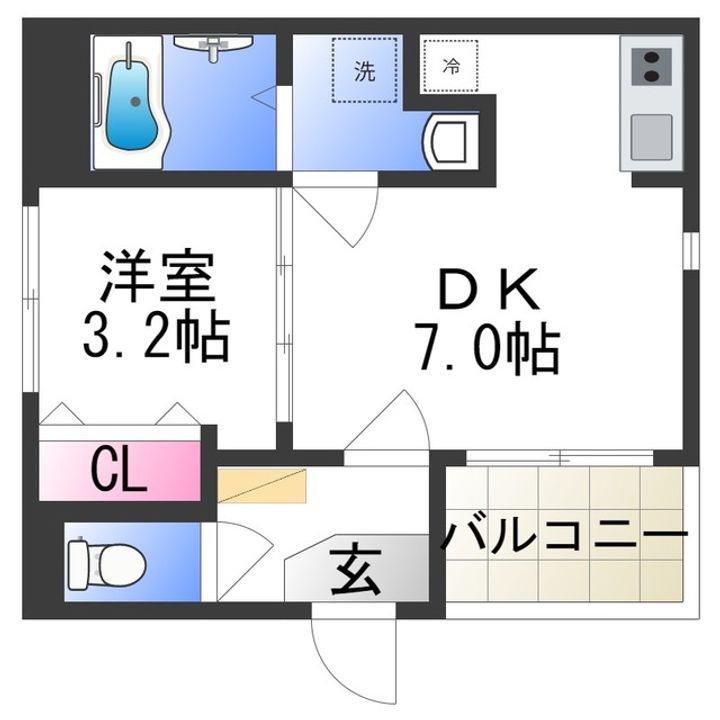 ルカセレーヌの間取り