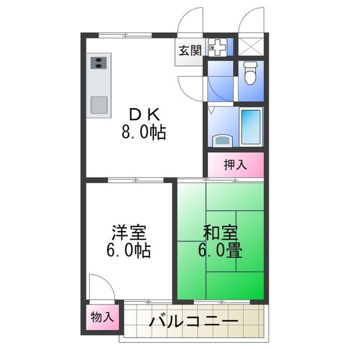 Lumiere住吉Northの間取り