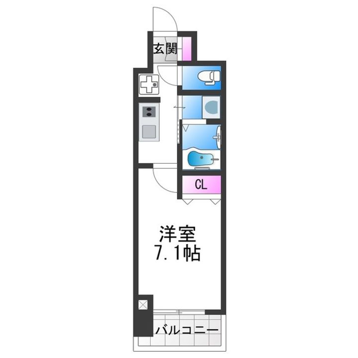 アービングNeo岸里603の間取り