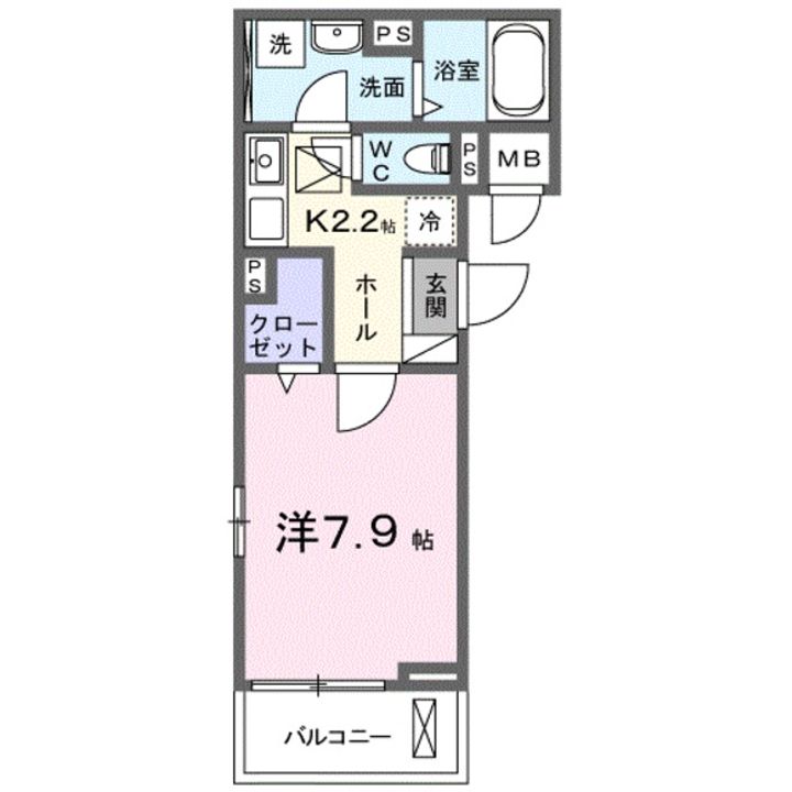 プラザ九源Ⅲの間取り