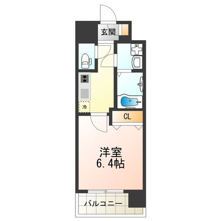 Luxe田辺の間取り