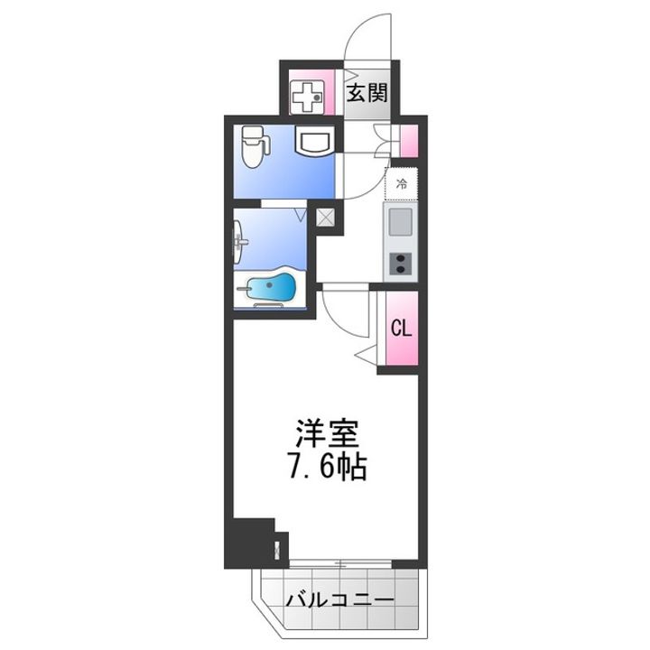 グランドロアール南巽804の間取り