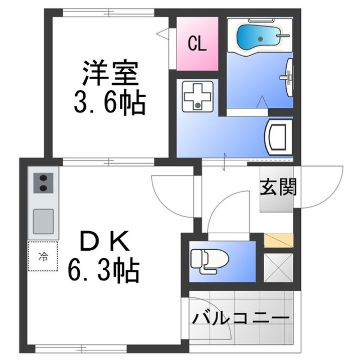 oeilletの間取り