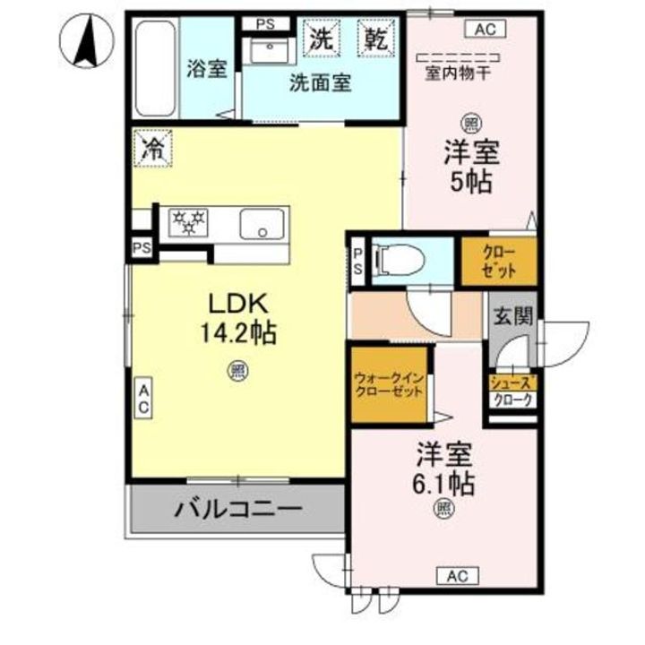 Passaro Grande 墨江 EASTの間取り