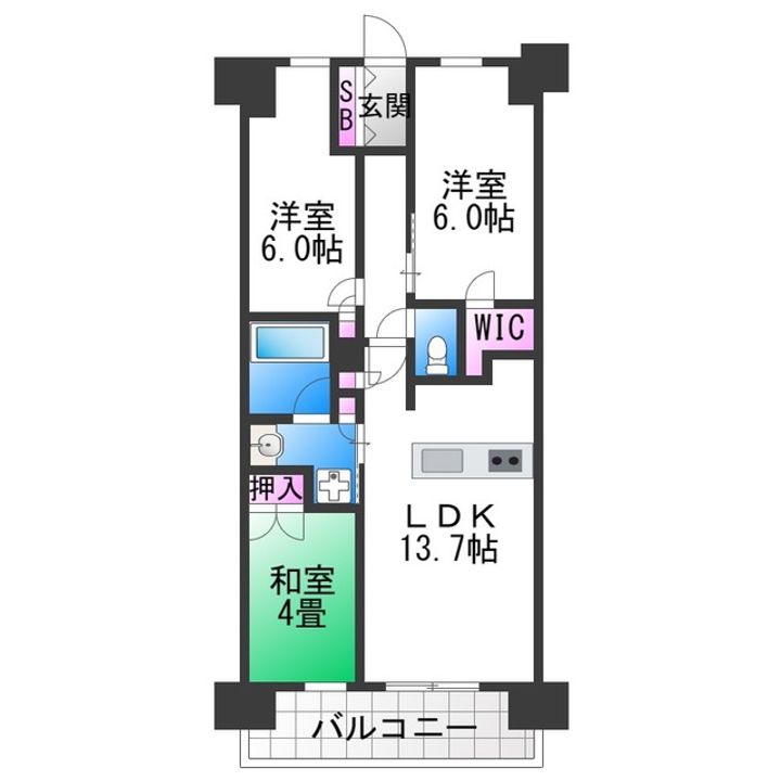 大阪ベイレジデンスの間取り