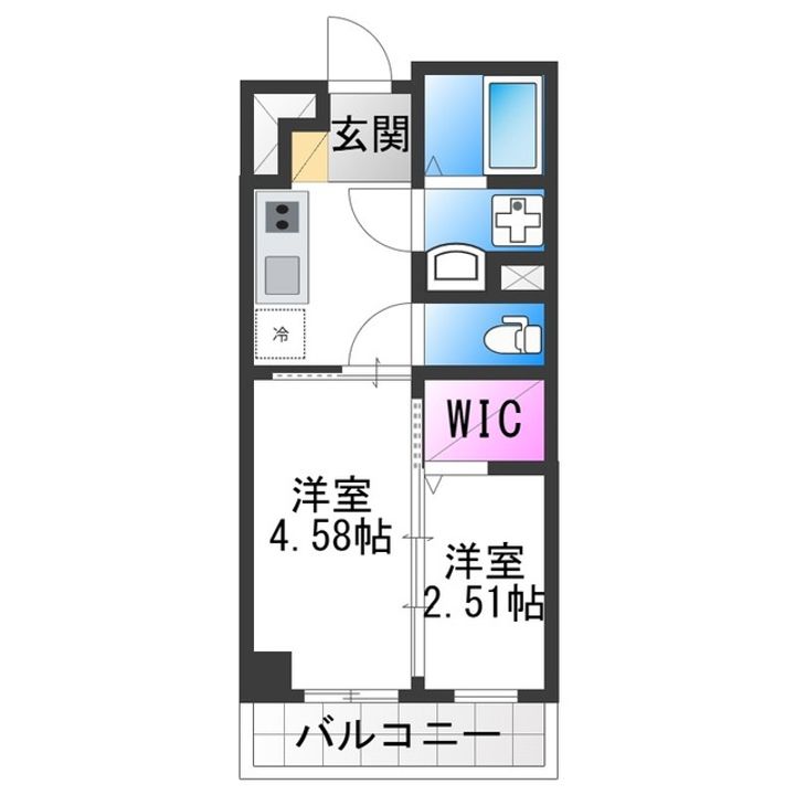 NU長居公園の間取り