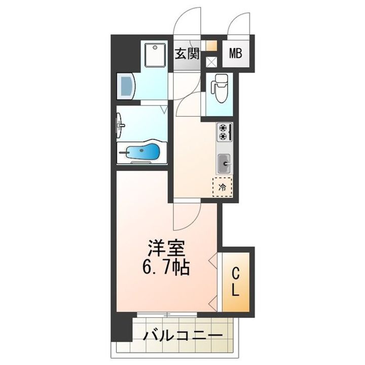 Luxe田辺の間取り