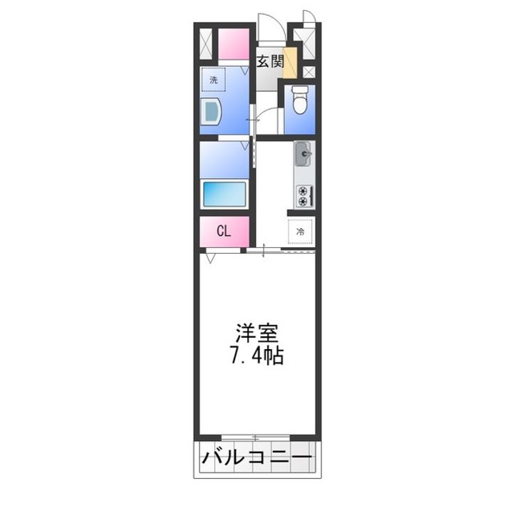 レスト大美野の間取り