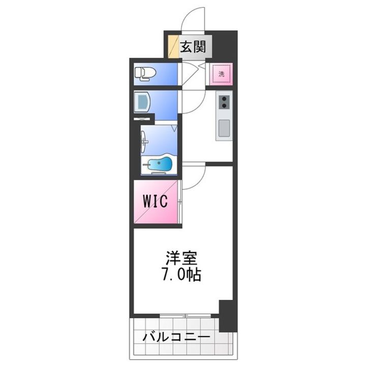 S−RESIDENCE堺浜寺axialの間取り