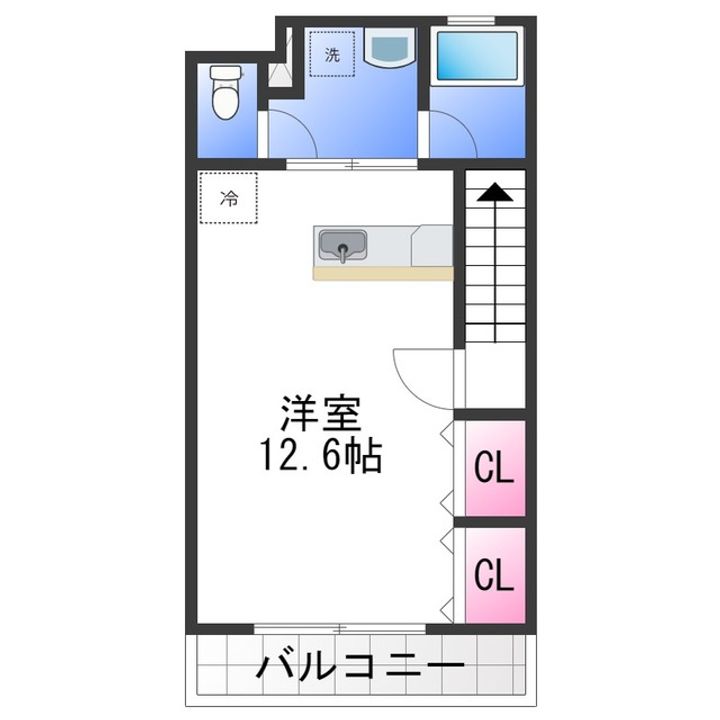 フジパレス高見の里Ⅱ番館の間取り