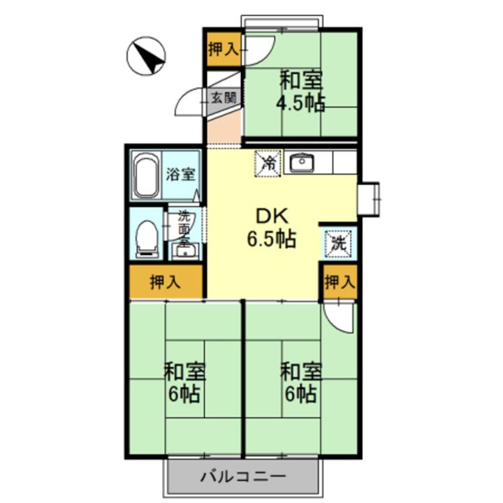 サントス泉ヶ丘の間取り