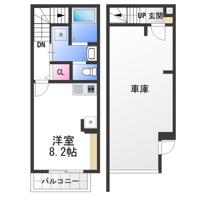 大阪府堺市東区草尾(一戸建)の賃貸物件の間取り