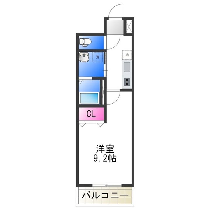 フジパレス鳳駅西Ⅴ番館の間取り