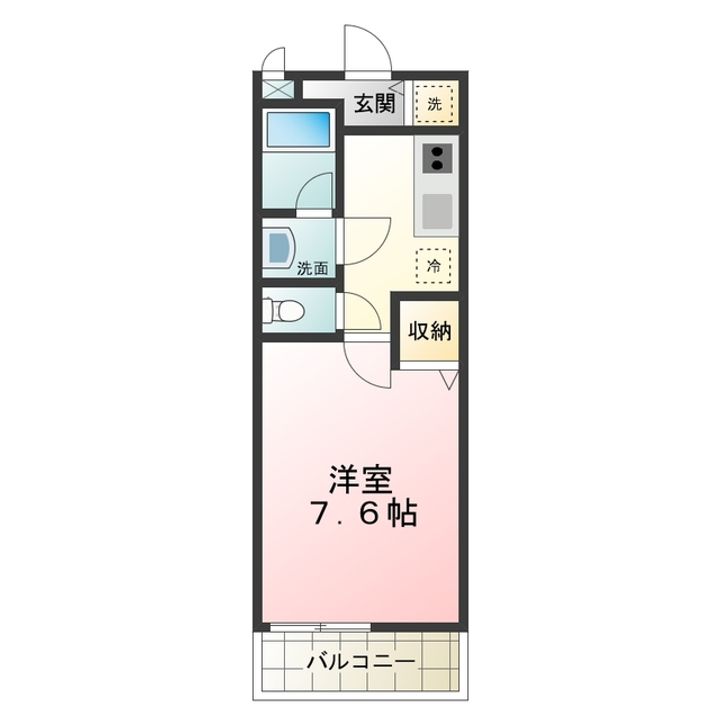 シエル金剛の間取り