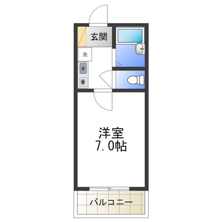 カーサミガタの間取り