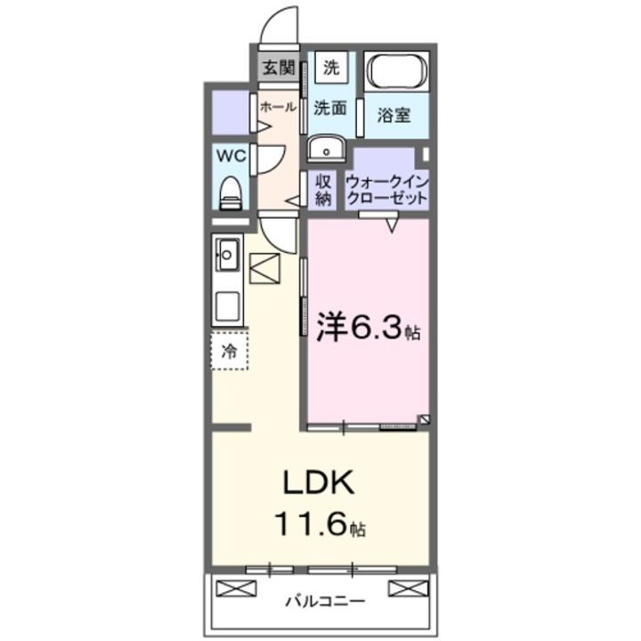 ヒカルサ堺市大野芝の間取り
