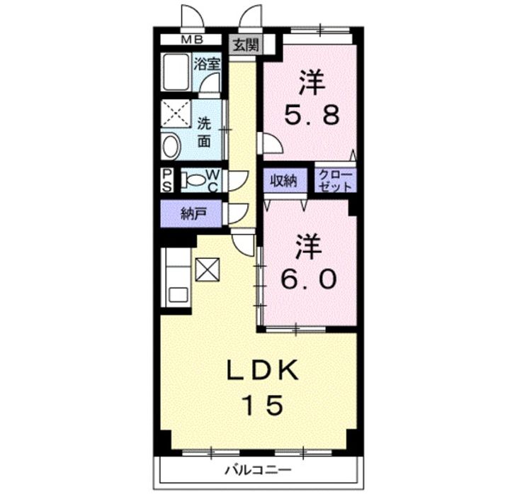 マーベラス コンドミニアムの間取り