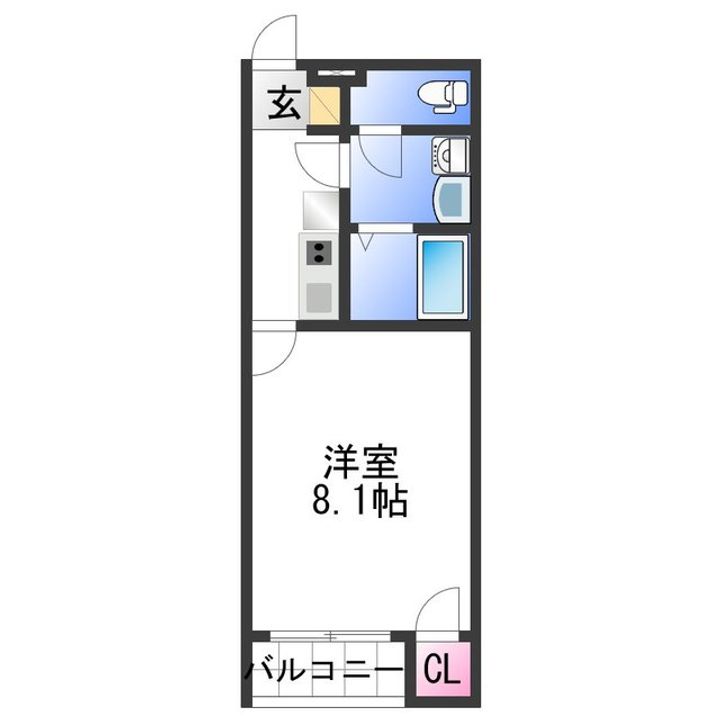 クレイノ浜御殿の間取り