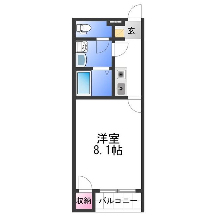 クレイノ令和の間取り