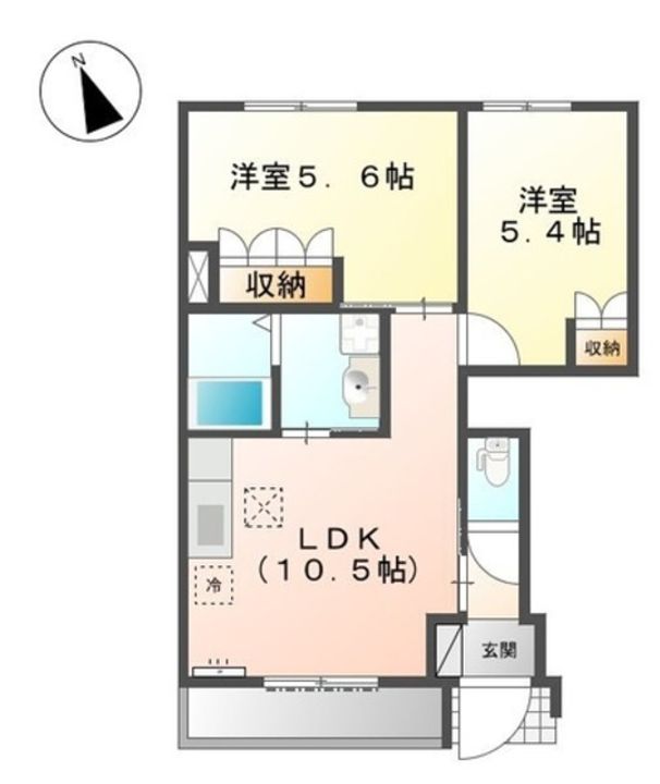 コンチェルトの間取り