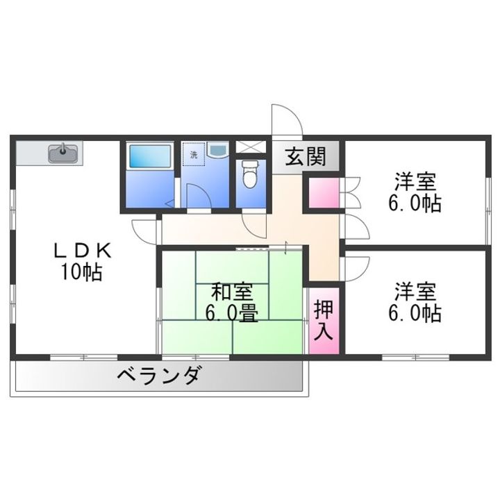 ハイムフューチャーの間取り