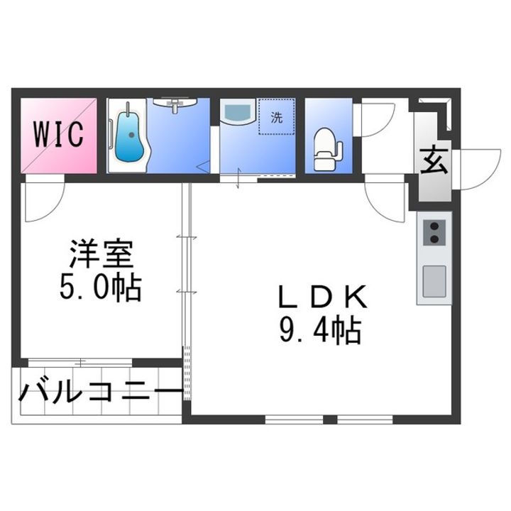 アメニティ 高松の間取り