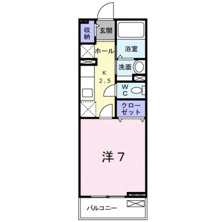 パレ・ボヌール福島の間取り