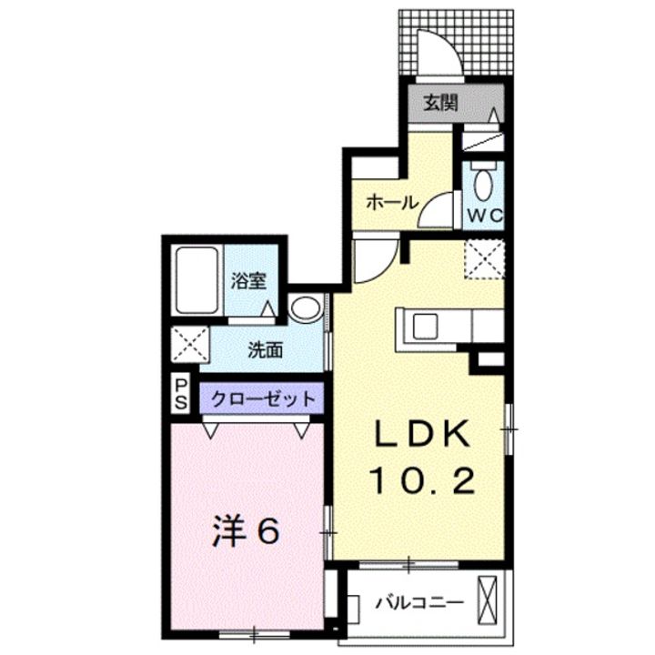 エレガンテⅡの間取り