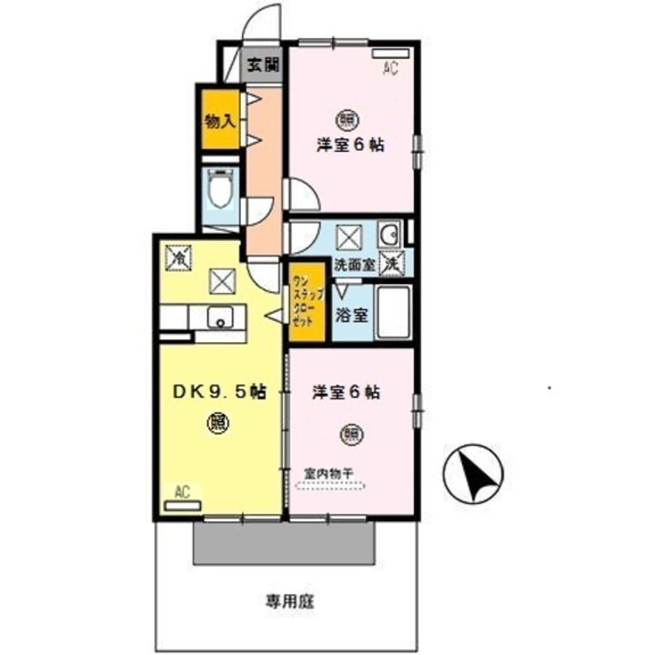 フェリッス関戸の間取り