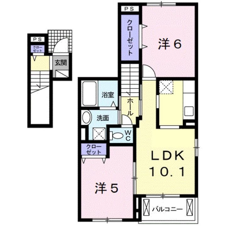 ル・リアンⅠの間取り