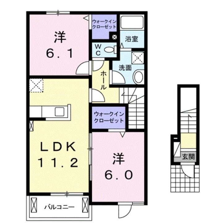 メゾン ド ボヌールの間取り