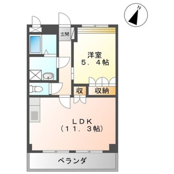 コート・ヴィラージュAの間取り