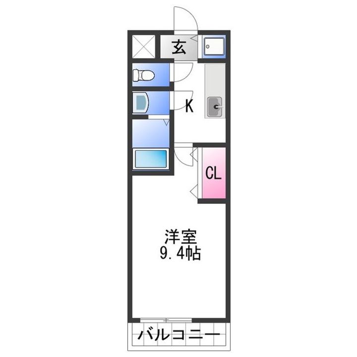 フジパレス リベーラ今福の間取り