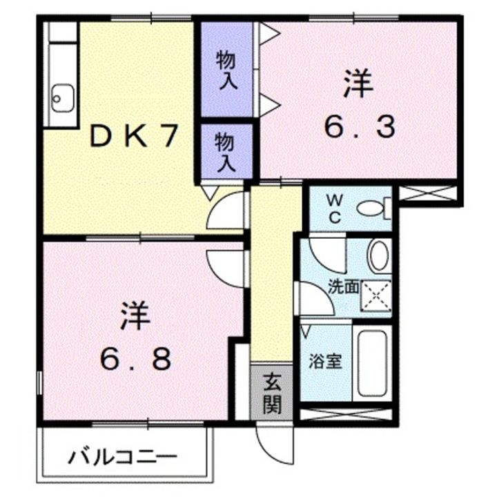 フリーデ・ヴァルトの間取り