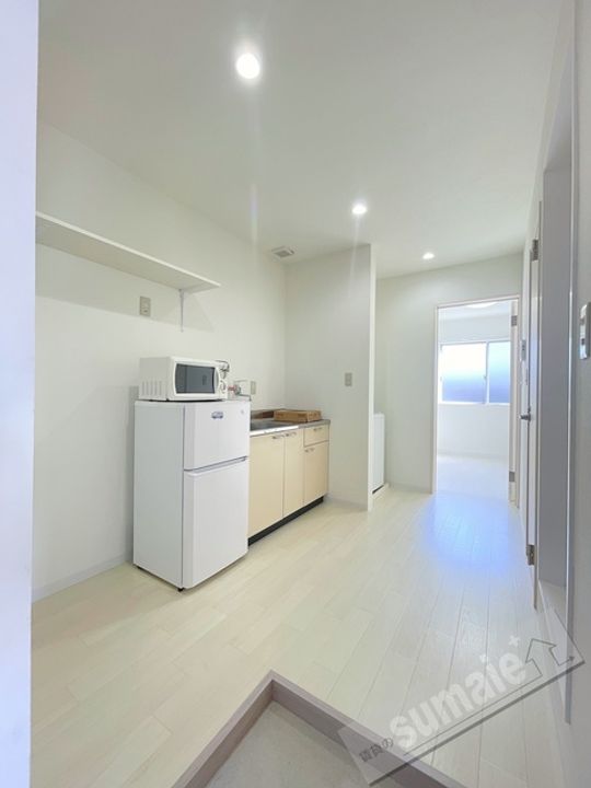 エクストリーム新在家Bの玄関