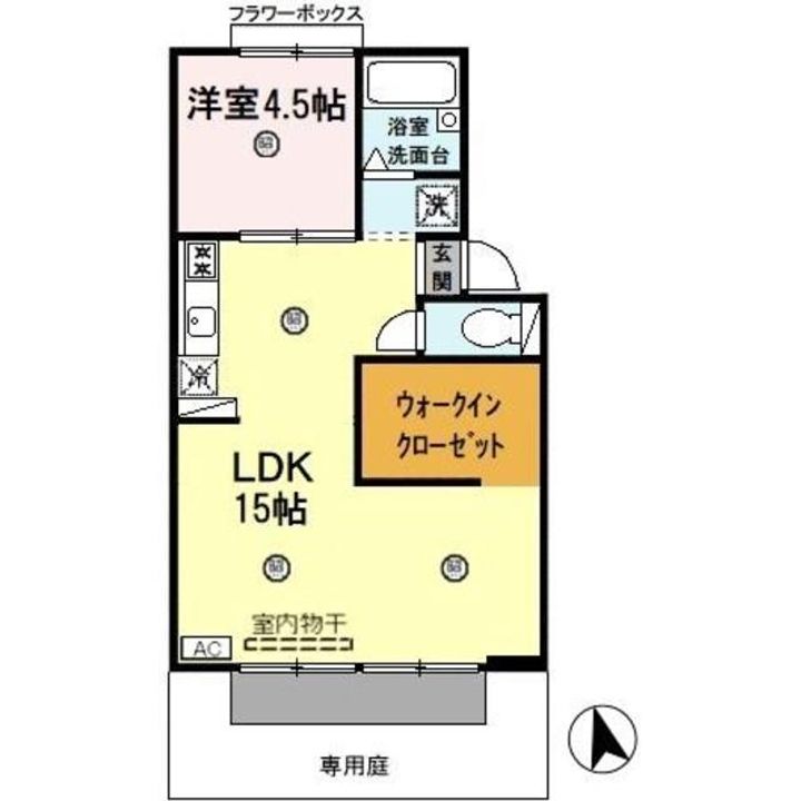 ハイツコイケⅡの間取り