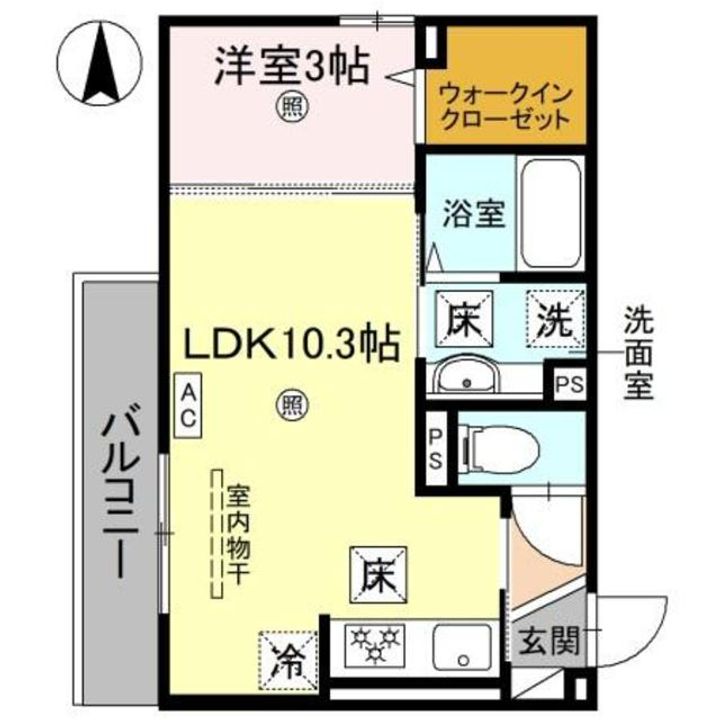 トリシアシャトーの間取り