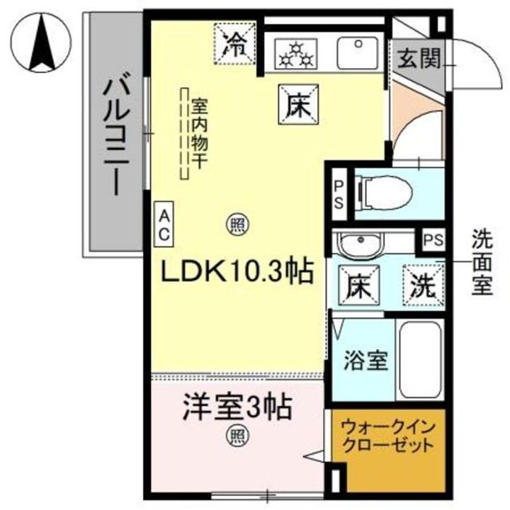 トリシアシャトーの間取り