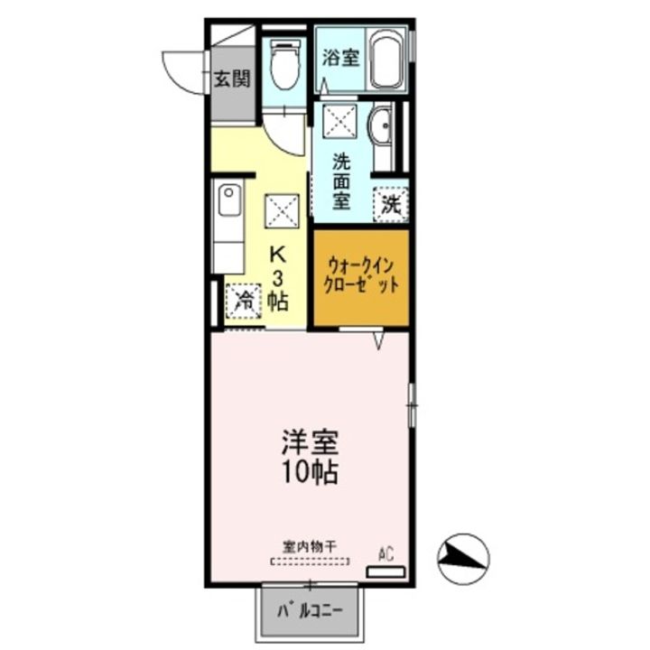 シクルアヴェニューの間取り