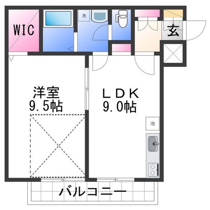 ブルーメ鷺の森の間取り