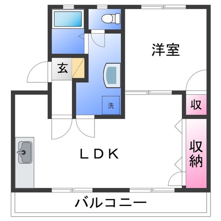 アベニュー楠見の間取り