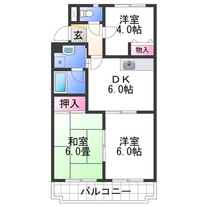 サイカプラザの間取り