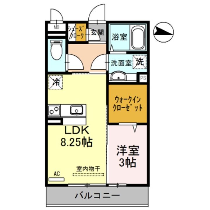 サンテラス吹上の間取り