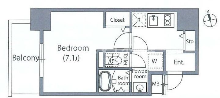 アドバンス上町台シュタットの間取り