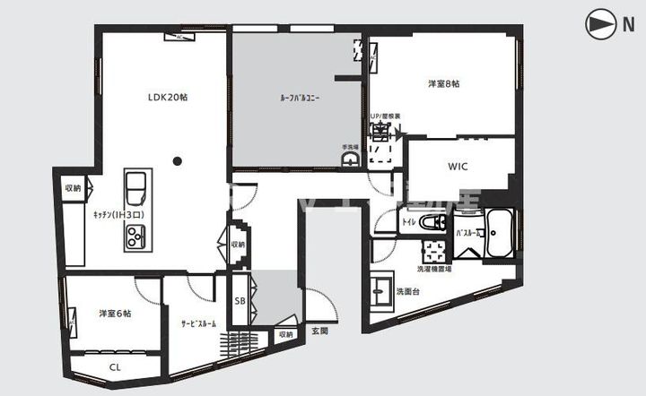 徳原マンションの間取り