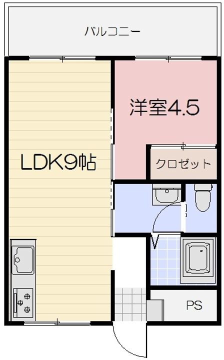 コーポ平福の間取り